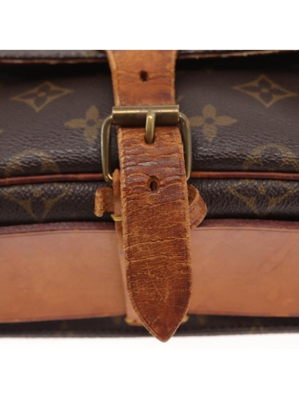 Authentic LOUIS VUITTON Monogram Cartouchiere MM Shoulder Bag M51253 LV - Picture 15 of 16